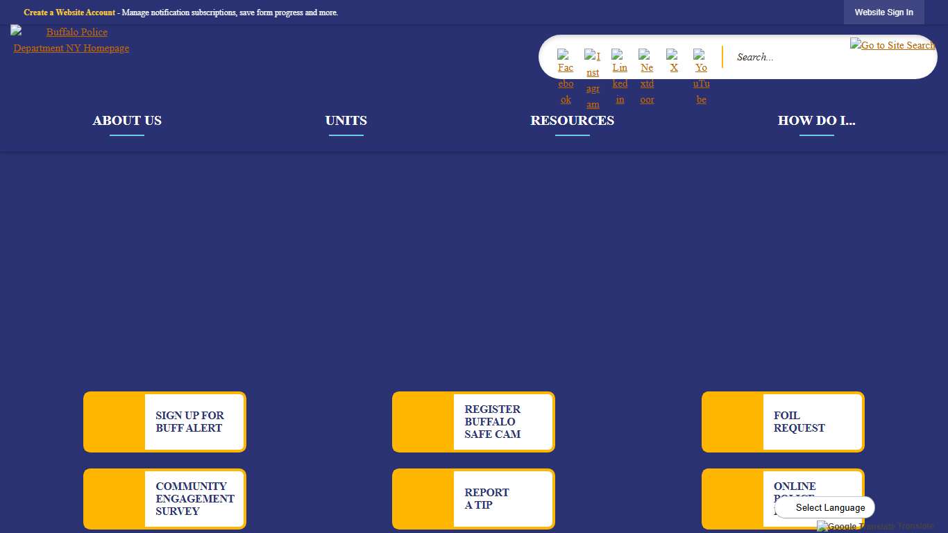 Buffalo Police, NY Official Website